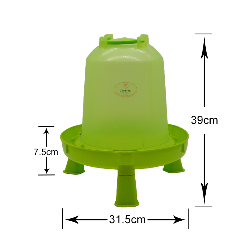 DT03-4D  Poultry Waterer with Legs