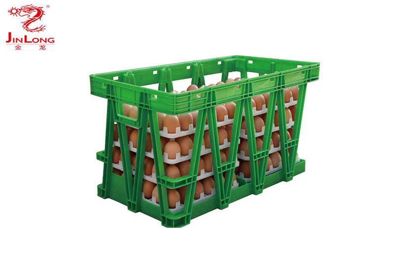 Egg shifting crate